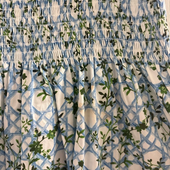 Hill House Ellie in Blue Basketweave Vine - Picture 4 of 6